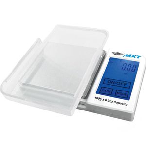MyWeigh Taschenwaage MXT 100, Teilung 0,01 g, mit Schutzhülle, Einheiten g / oz / ozt / dwt, bis 100 g