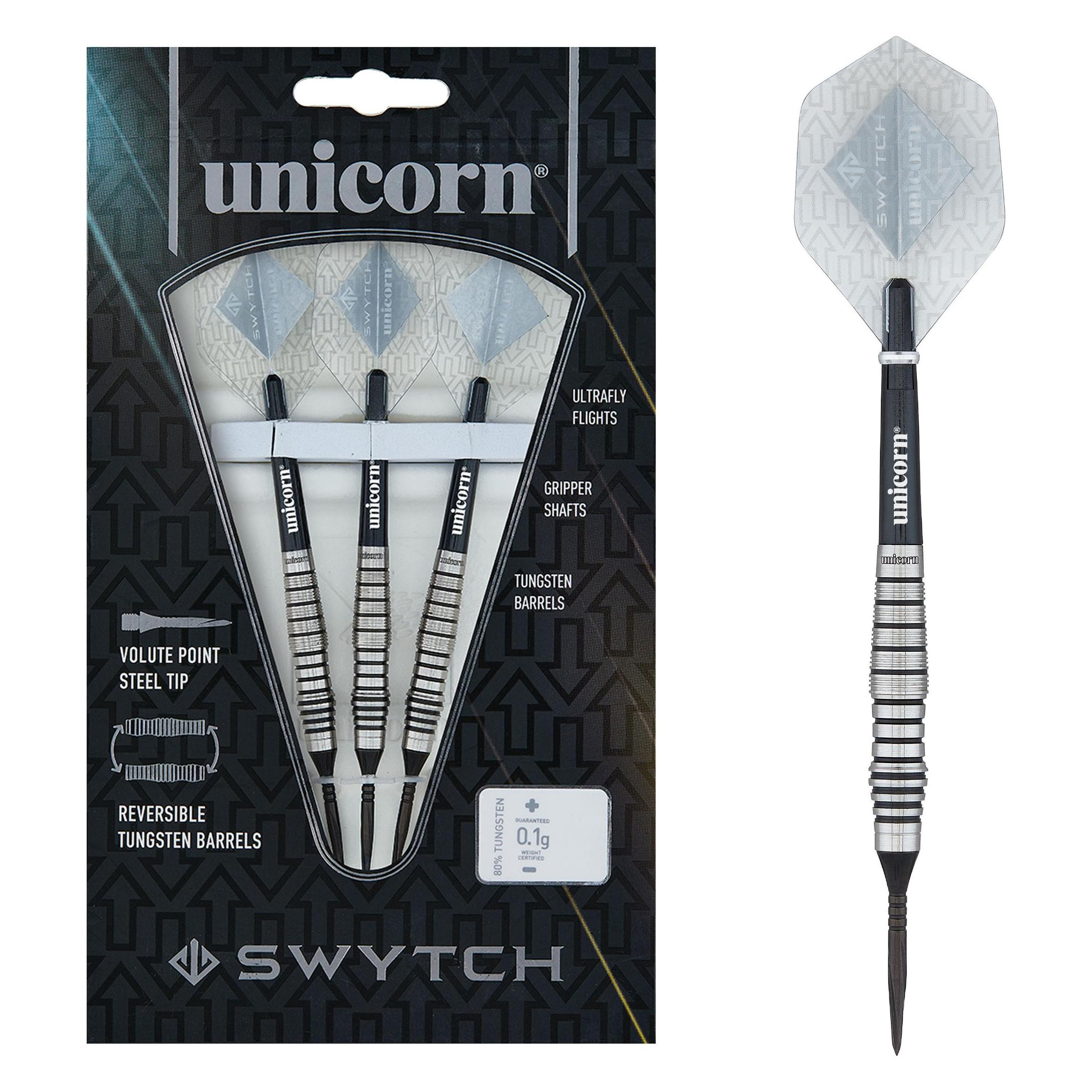 Unicorn Steel Darts Swytch schwarz 21 g 39,7mm (21 g) (27930)