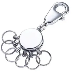 TROIKA PATENT Schlüsselring Silber