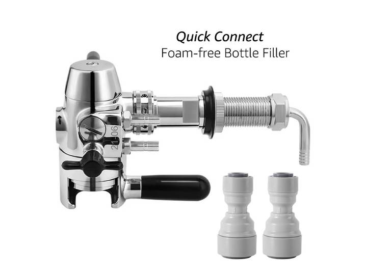 Remplisseur de bouteilles sans mousse, anti-mousse à contre-pression, robinet de remplissage HI, distributeur de bière sans mousse, brassage à domicile, rapide, allergique