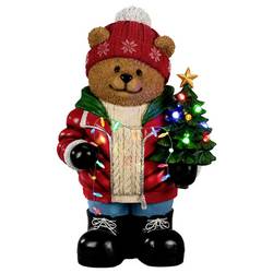 Konstsmide 4170-000 Weihnachtsdeko, sonstige Teddybär Mehrfarbig LED Mehrfarbig, Bunt Timer
