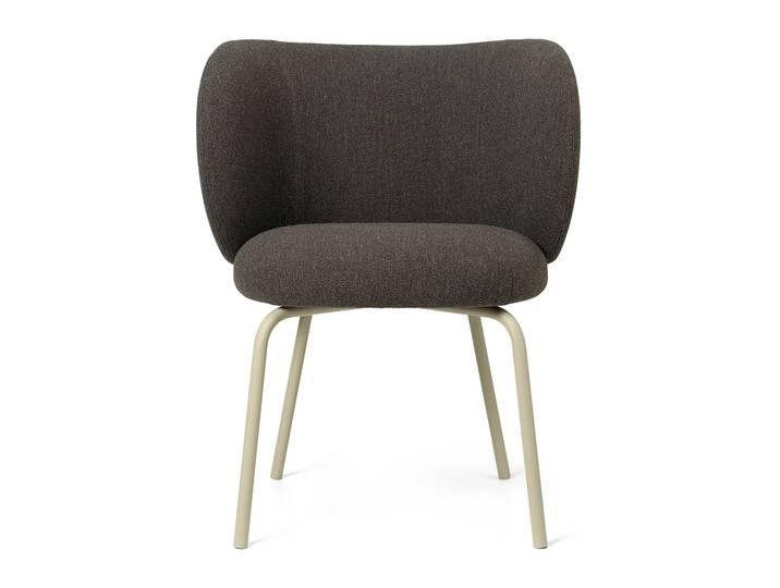 Ferm Living Rico dining chair hallingdal Dark grey brown-cashmere
