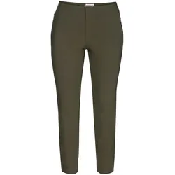 Schmale Stretch-Hose - grün - 48