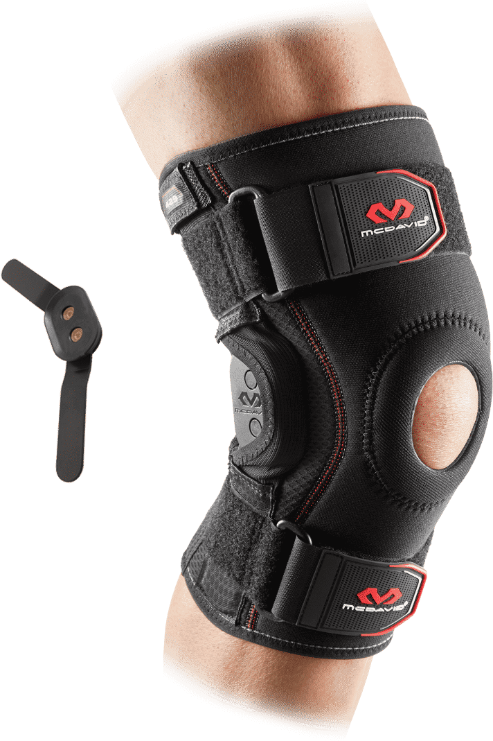 McDavid Knee Support Brace With Polycentric Hinges 429 -polvituki pitkittäistuilla - S (33-35,6 cm)