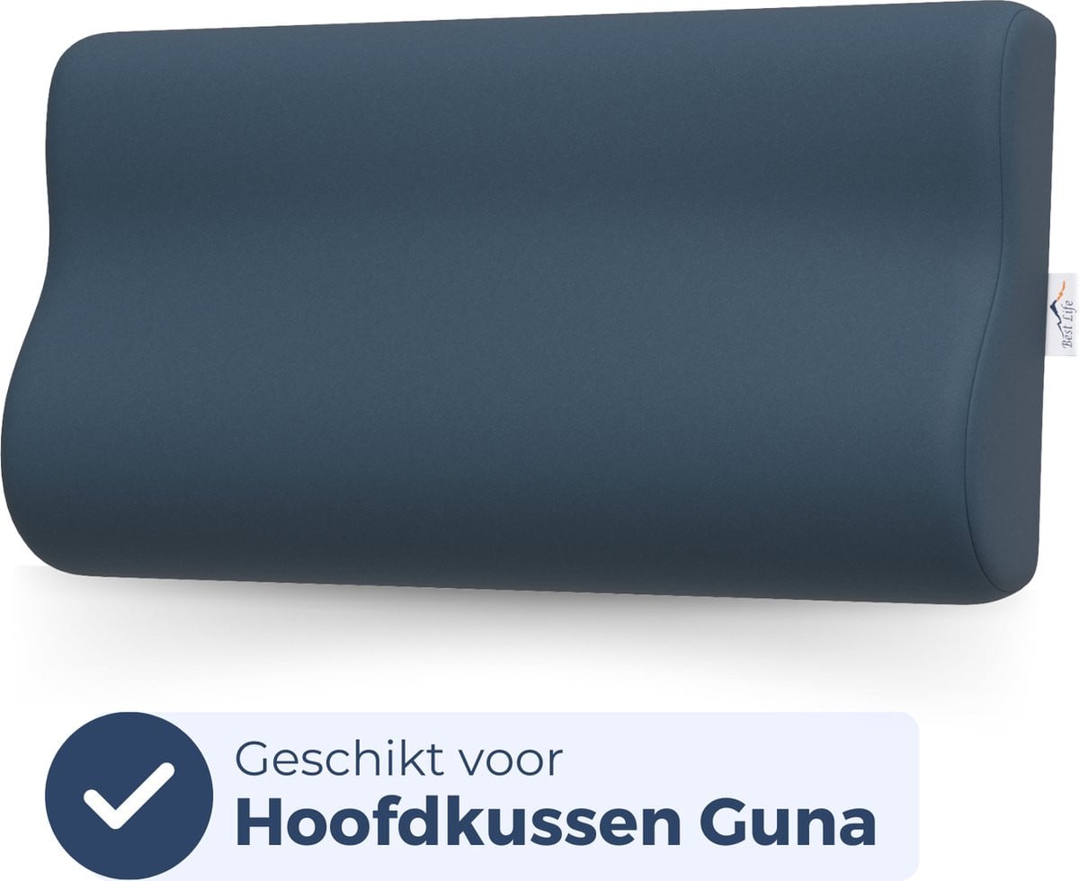 Best Life Kussensloop Guna Verkoelend Navy