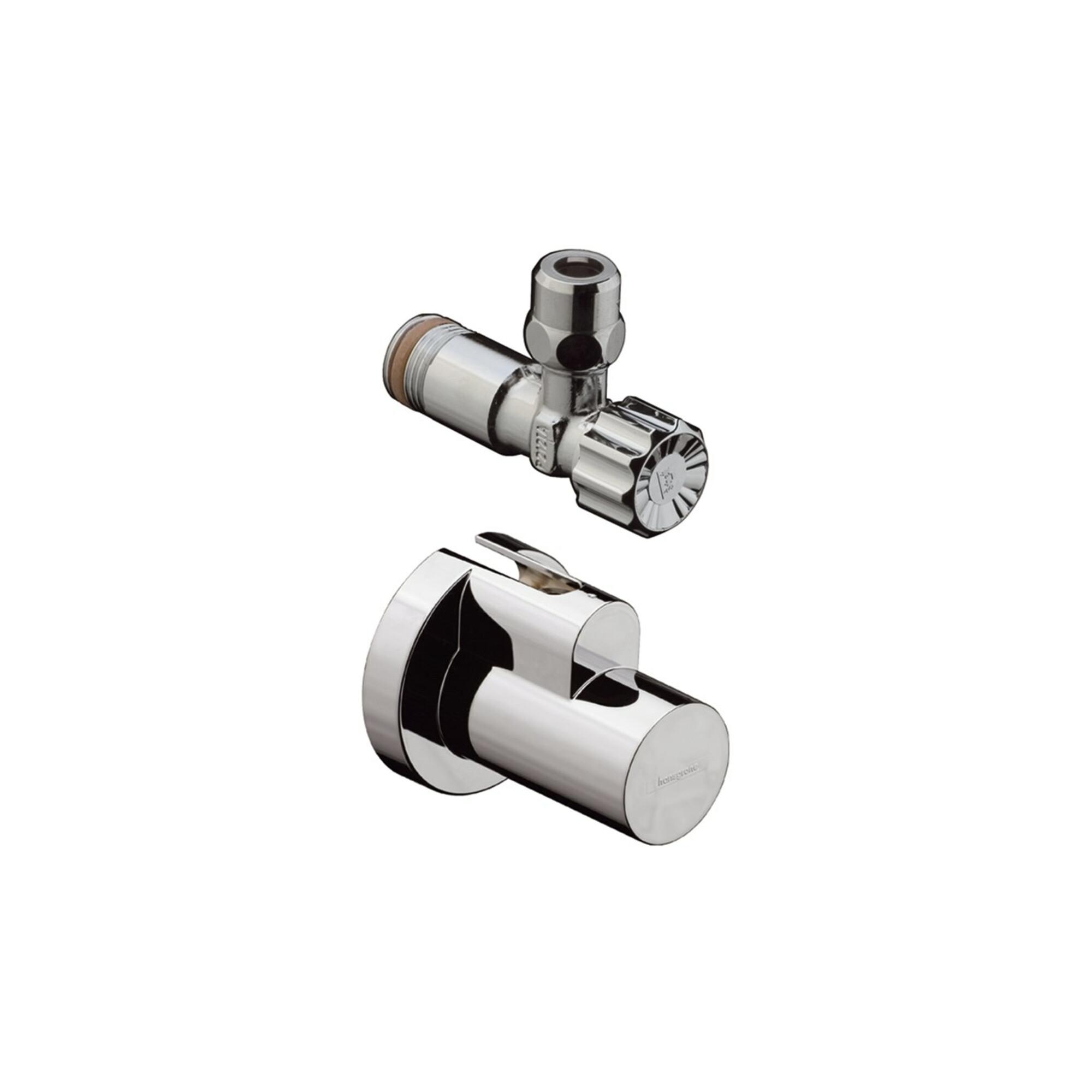 hansgrohe Eckventil m Schuber, Abgang G 3/8, brushed Nickel (13954820)