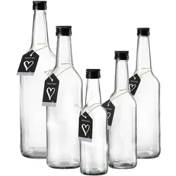 Ritzenhoff & Breker Mara Flaschen-Set, Vorratsbehälter, Transparent