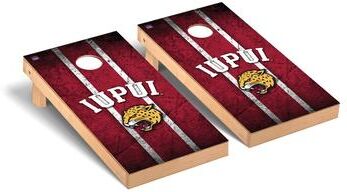 Skip's Garage Indiana Purdue Jaguars Vintage Cornhole Board Set