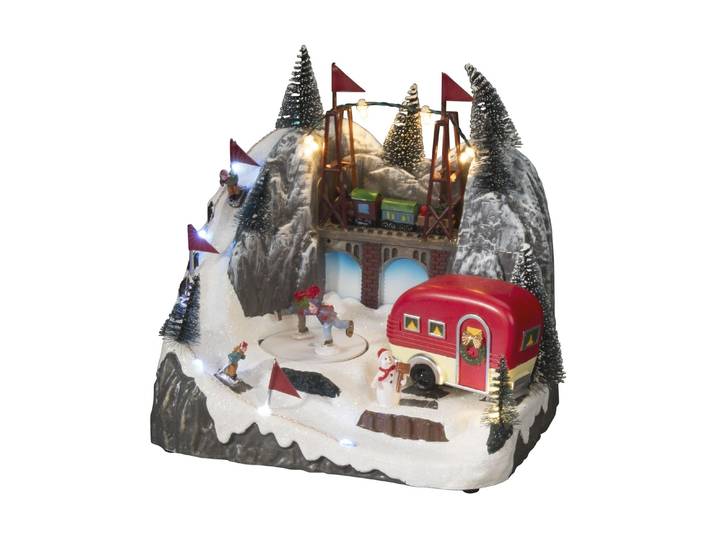 KONSTSMIDE LED Dekofigur Szenerie Landschaft Musik , bunt, H: 21,5cm, Leuchten, LED Dekofigur