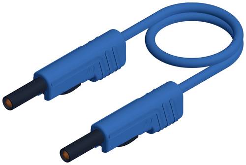 Hirschmann Test & Measurement MLB 200/1V bl Messleitung Lamellenstecker 4mm Lamellenstecker 4mm 2.00m Blau 1St.