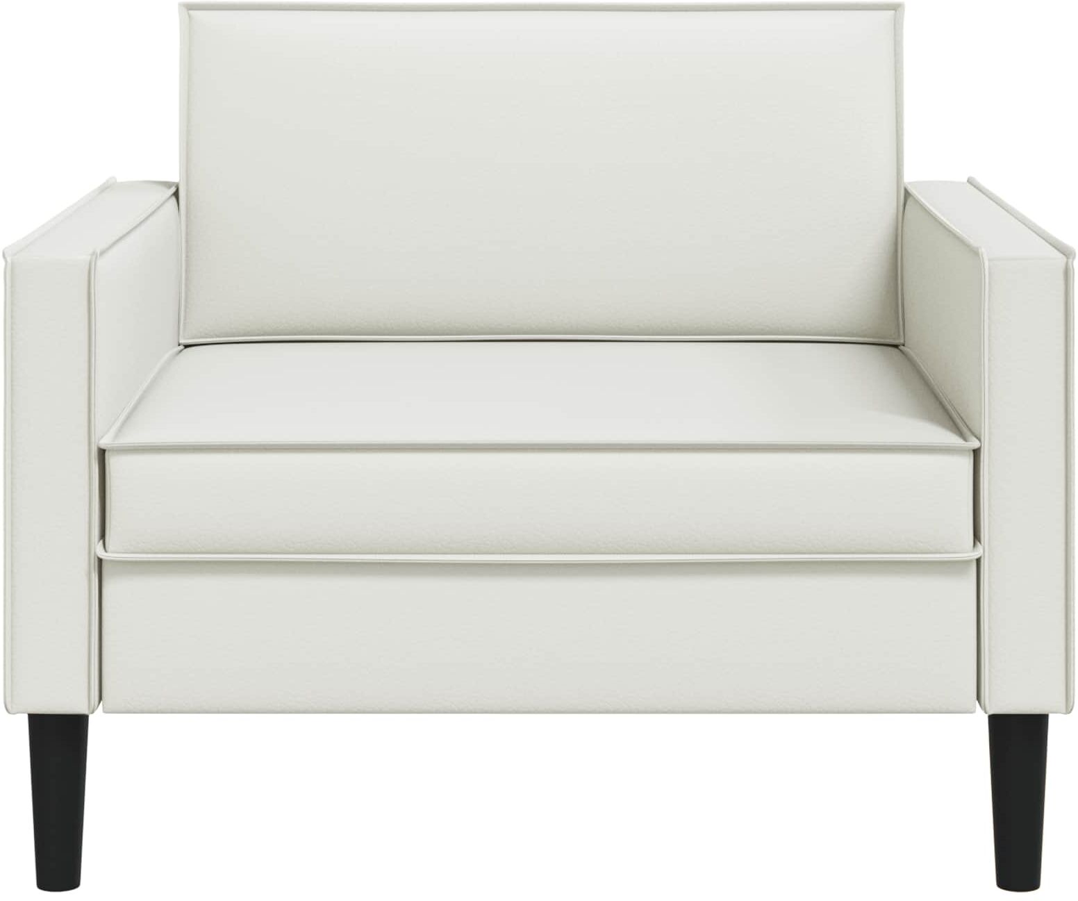 vidaXL Fauteuil XL Blanc Simili cuir