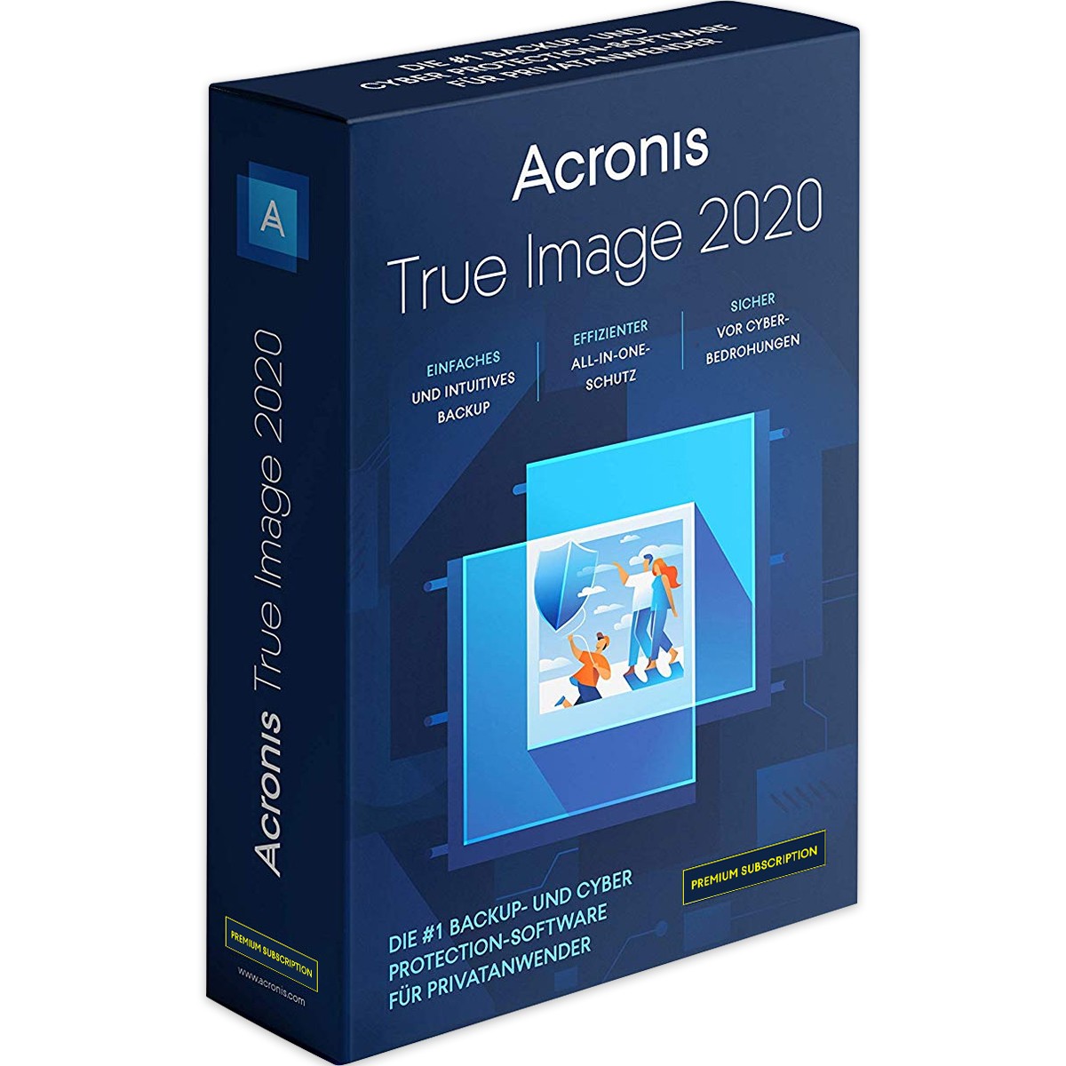 Acronis True Image 2020 Premium, 1 PC/MAC, 1 Jahresabonnement, 1TB Cloud THP3B5LOS