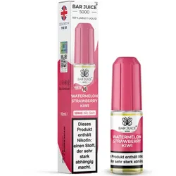 Bar Juice 5000 Watermelon Strawberry Kiwi NicSalt Liquid 10ml / 20mg