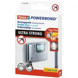tesa 9er-Pack Klebepads »Powerbond ultra strong«, 0.9 cm