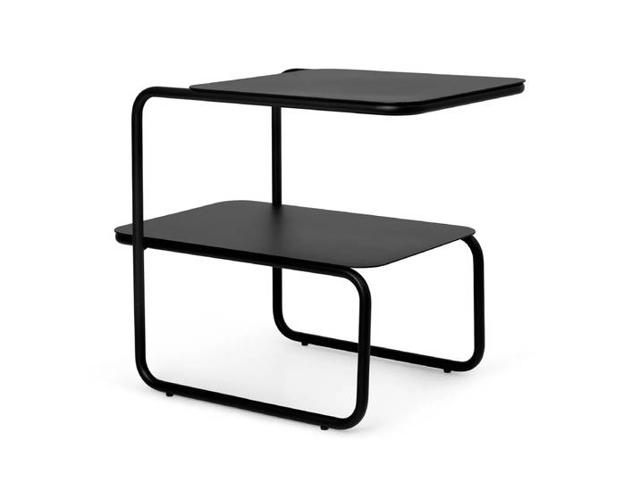 Ferm Living - Level Beistelltisch, schwarz