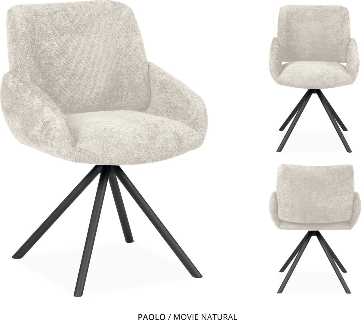 Maxfurn Paolo Eetkamerstoel - Natural