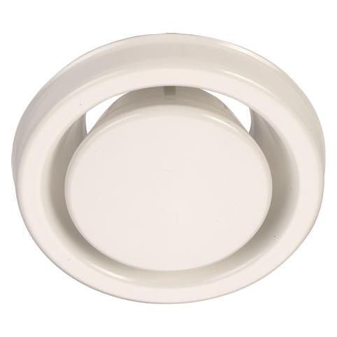 Lindab Fraluftsventil KSU 100 u/ramme RAL9003 (116133)