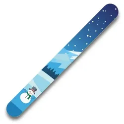 Camillen 60 Nagelfeile Weihnachten Motiv Schneemann, blau, (150/220) 1 Stk.