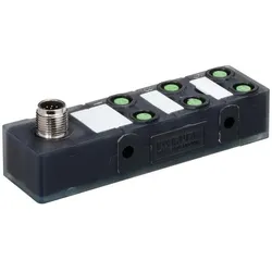 Murr Elektronik 8000-86060-0000000 Sensor/Aktorbox passiv M8-Verteiler mit Kuns, Elektronikkabel + Stecker, Schwarz