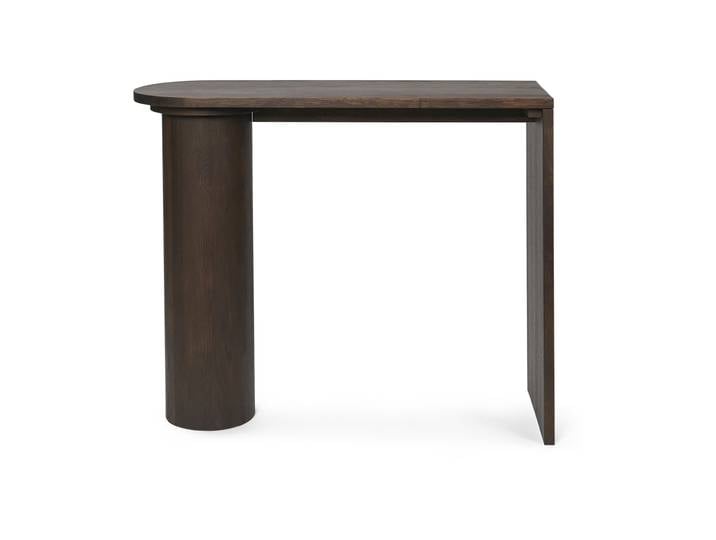 Ferm Living Pylo Console Table Beistelltisch 85x36x100 cm Dark Stained Oak