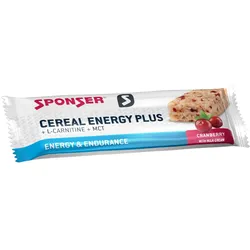 SPONSER Energieriegel Cereal Energy Plus Cranberry | 40g Riegel