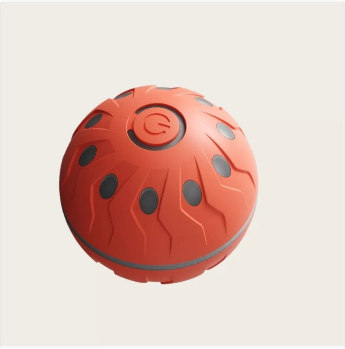 INF Bunter interaktiver Smart Pet Toy - Automatischer Rollball mit LED-Licht Orange