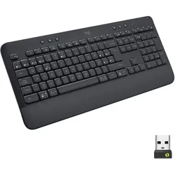 Logitech Signature K650 Comfort, Graphite, Logi Bolt, USB/Bluetooth, ES