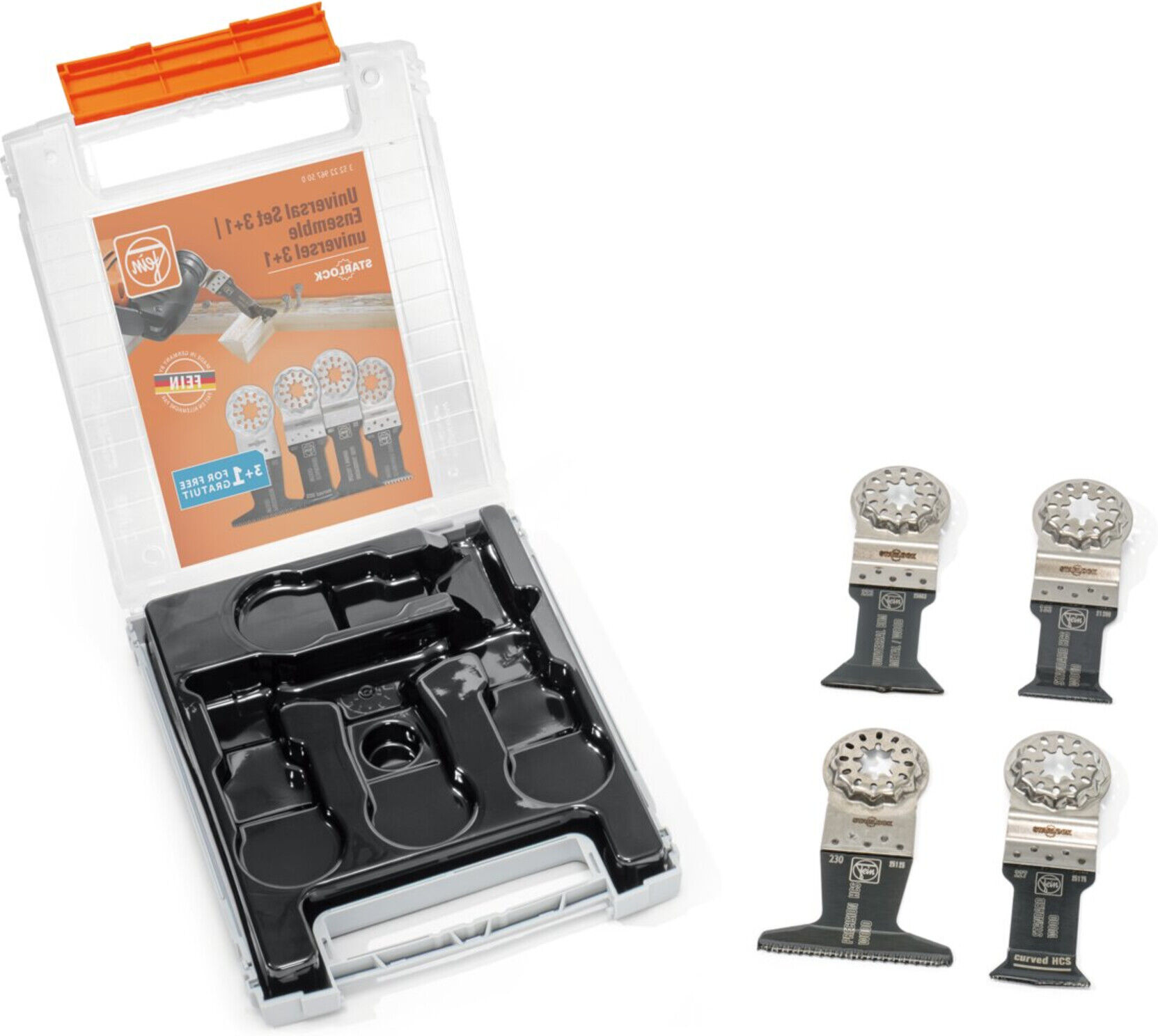 Fein Starlock Universal Set 3 + 1 Sägeblätter (35222967500)