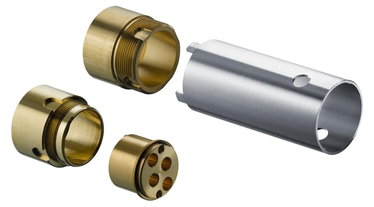Dripio Verlengset voor inbouwmuurarmatuur met 2 aansluitingen, 25 mm
