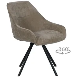 2er-Set Carmen MARSALA Esszimmerstuhl – Braun