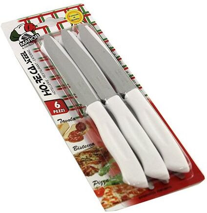 Set coltelli bistecca Marietti 1860 28HB06B HO.RE.CA lama dentata (11,