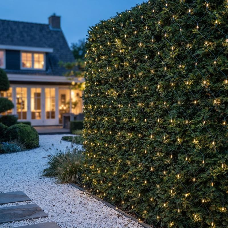 Schou Company A/S Kerstverlichting met flikkerend licht 4 x 2 meter