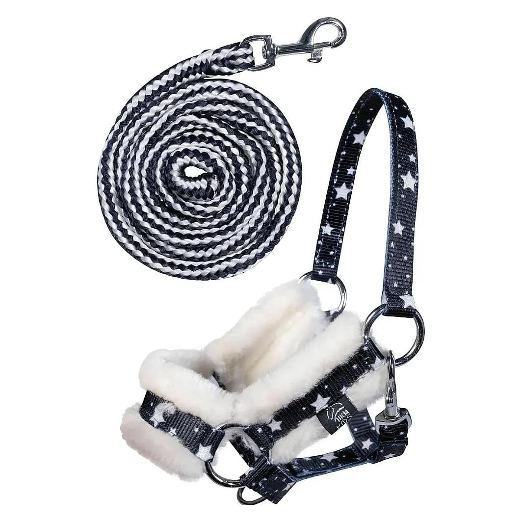 HKM Halfter undrick -Hobby Horsing- navy mit Sternenmuster (137518387.0001)