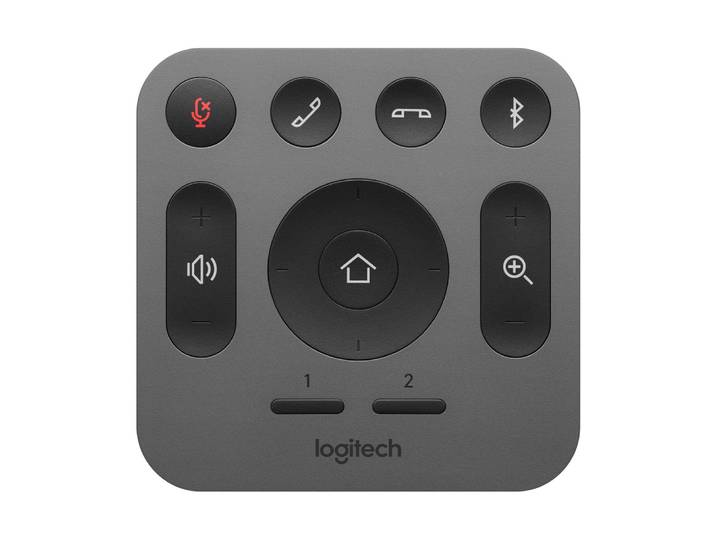 Logitech MeetUp, Webcam, RF sans fil, Appuyez sur les boutons, Gris 993-001389