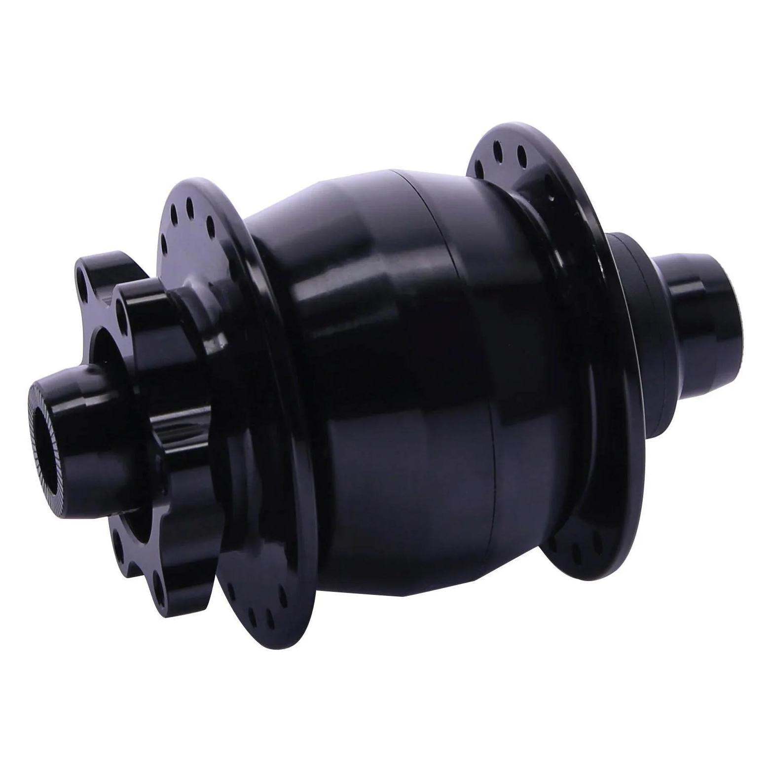 Con-Tec Nabendynamo Powerhouse Hub 2+ mit 6 Loch - Schwarz (Scheibenbremse 6-Loch) (07102932)