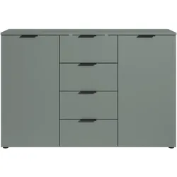 Kommode HARPER BARRA (BHT 135x90x40 cm) - grün - BHT 135x90x40 cm