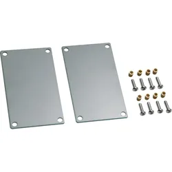 Hager DABA500806ELN Endstück aus Aluminium zu Deckenanschlussbahn DABA 50x80mm eloxiert