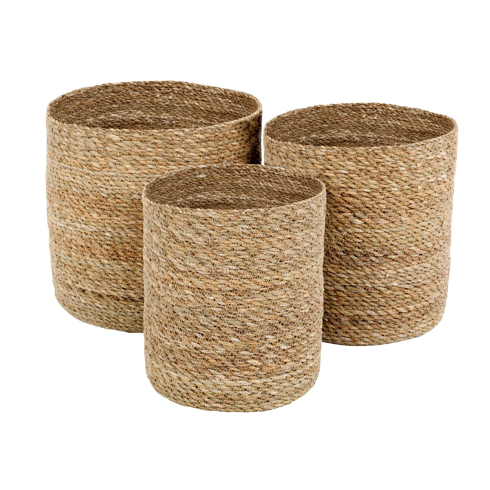 Dixie Emil opbergmand 3-pack small Natuur