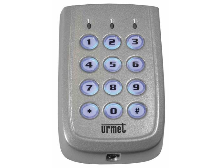 Clavier compact résistant au vandalisme\, en zamak - 141212 - Urmet