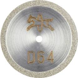 PFERD TOOLS 68402206 D1A1R 22-0,5-1,7 D 64 GAD Diamanttrennscheibe Durchmesser 22 mm Bohrungs-Ø 1.7 mm Duroplast, Glas, Hartmetall, Abrasive Materialien,