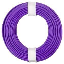 Donau Elektronik 175-016 Litze LiY 1 x 0.75 mm² + 1 x 0.75 mm² Violett 1 St.
