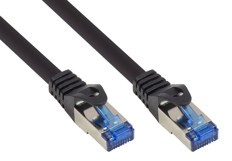Good Connections SmartFLEX CAT6a S/FTP patchkabel, 25 meter, zwart, 500 MHz