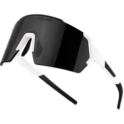 Force Electra Brille weiß/schwarz Spiegelglas