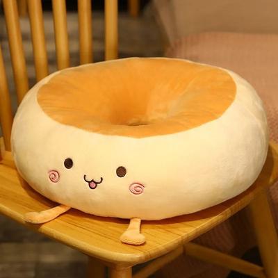 Inspired Finds Soft Bread Cushion Memory Foam Seat Pillow For Chair And Floor happy