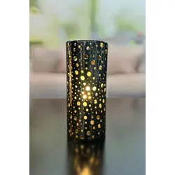 Lampe Salvati schwarz 28cm Porzellan