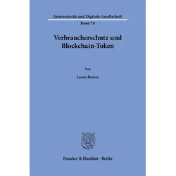 Verbraucherschutz und Blockchain-Token, Fachbücher von Leona Becker