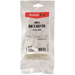 Fischer 87481 BN Kabelbinder 150 mm 3.60 mm Natur 100 St.