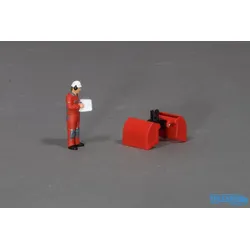 MSM Modelle Schüttgutgreifer rot 5805/01