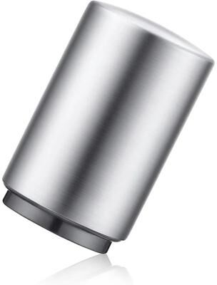 Inspired Living Magnetic Push Down Automatic Beer Bottle Opener Stainless Steel Cap Catcher Tool Magnetic Push Down Automatic Beer Bottle Opener Stainless Steel Cap Catcher Tool