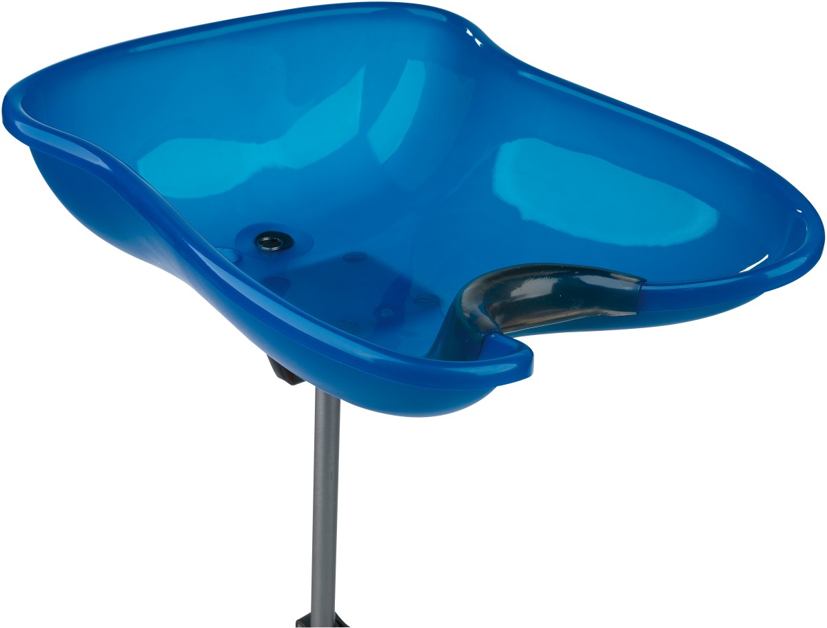 Sibel Mobiles Rückwärtswaschbecken blau transparent SN-0078004